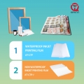 QINGYI Fabrikgroßhandel transparente wasserdichte PET-Tintenstrahlfolie für positiven Siebdruck 