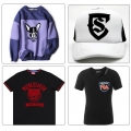 Günstige, individuell bedruckte Designs aus Plastisol zum Aufbügeln von Kleidungsetiketten, Aufklebern, Transferdruck, 3D-Flock-Wärmeübertragung für T-Shirts 