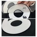 Großhandelskundenspezifische Eisen-Auf-Buchstaben-Nummern-Farbe 3D-Beflockung DIY Wärmeübertragungs-Logo-Aufkleber-Drucketikett für Kleidungskleidung 